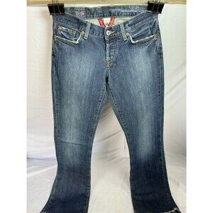 VTG~LUCKY BRAND Flare Boot Cut Jeans Womens Size 2 / 26 Mid Rise Light Wash Blue